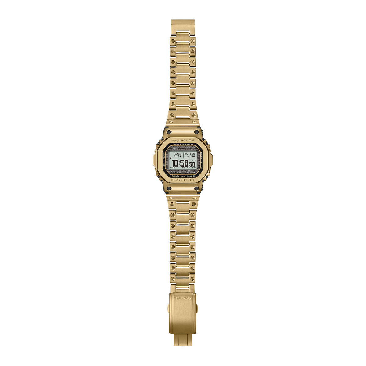 Casio G-Shock FULL METAL 5000 All Gold Steel Bluetooth GMWBZ5000GD