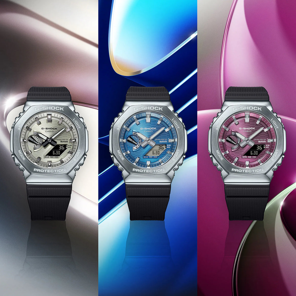 Casio G-Shock G-Steel METALLIC YELLOW GBM2100A-8B Bluetooth