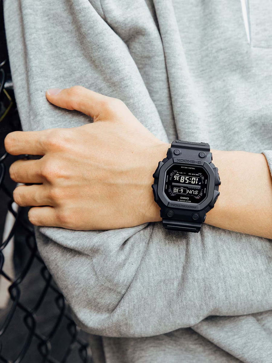 Casio G-Shock GX-56 SERIES ALL BLACK Solar Digital Mens Watch