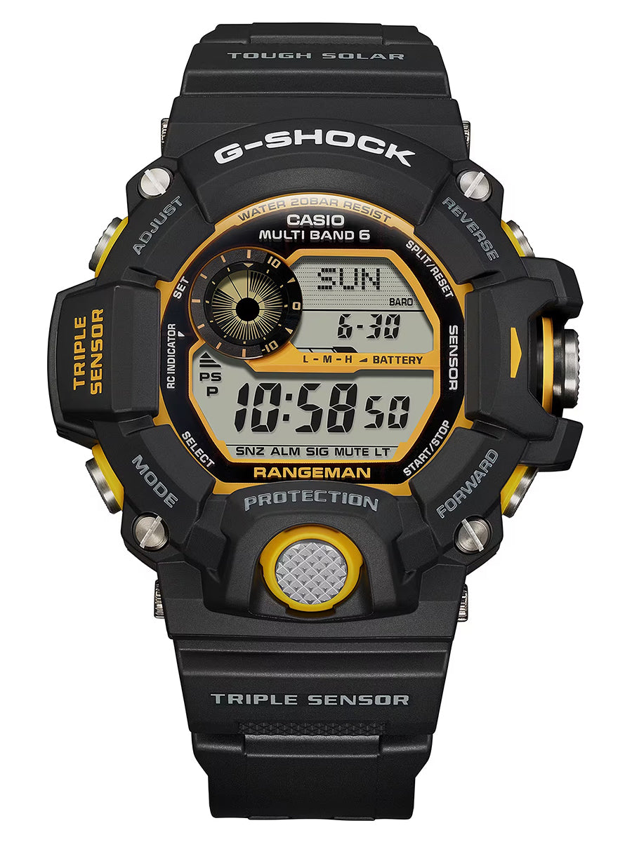 Casio G-Shock 'Master of G' Yellow Accent Series RANGEMAN Mens