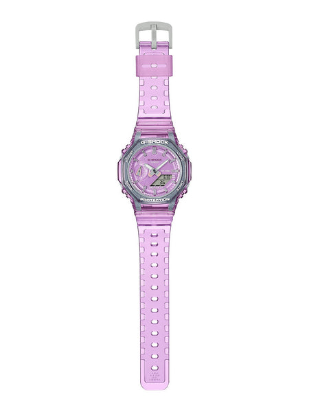 Casio G-Shock Mini CasiOak METALLIC SKELETON Womens Pink Watch GMA-S2100SK-4A - Shop at Altivo.com