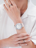 Casio G-Shock Mini CasiOak METALLIC SKELETON Womens White Watch GMA-S2100SK-7A - Shop at Altivo.com