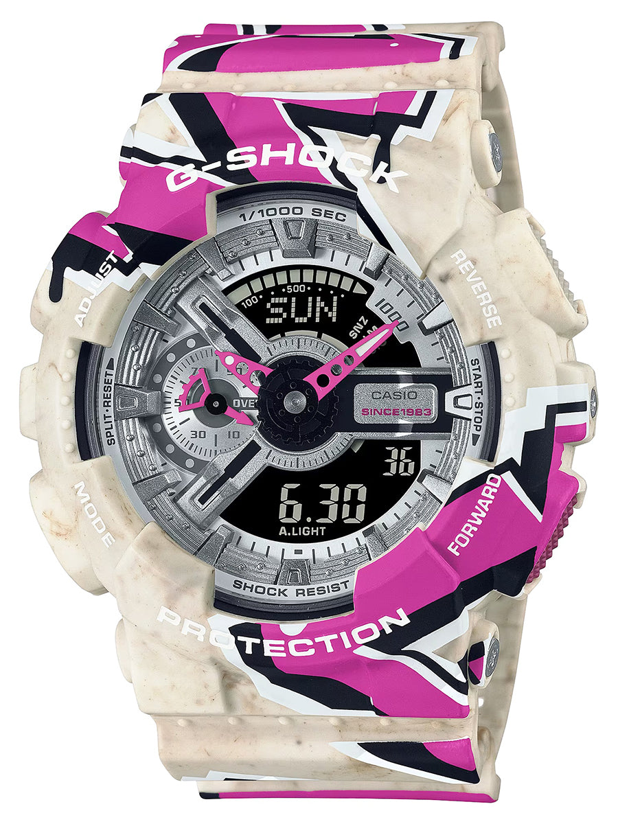 Casio G-Shock STREET SPIRIT Limited Edition Graffiti Watch GA110SS