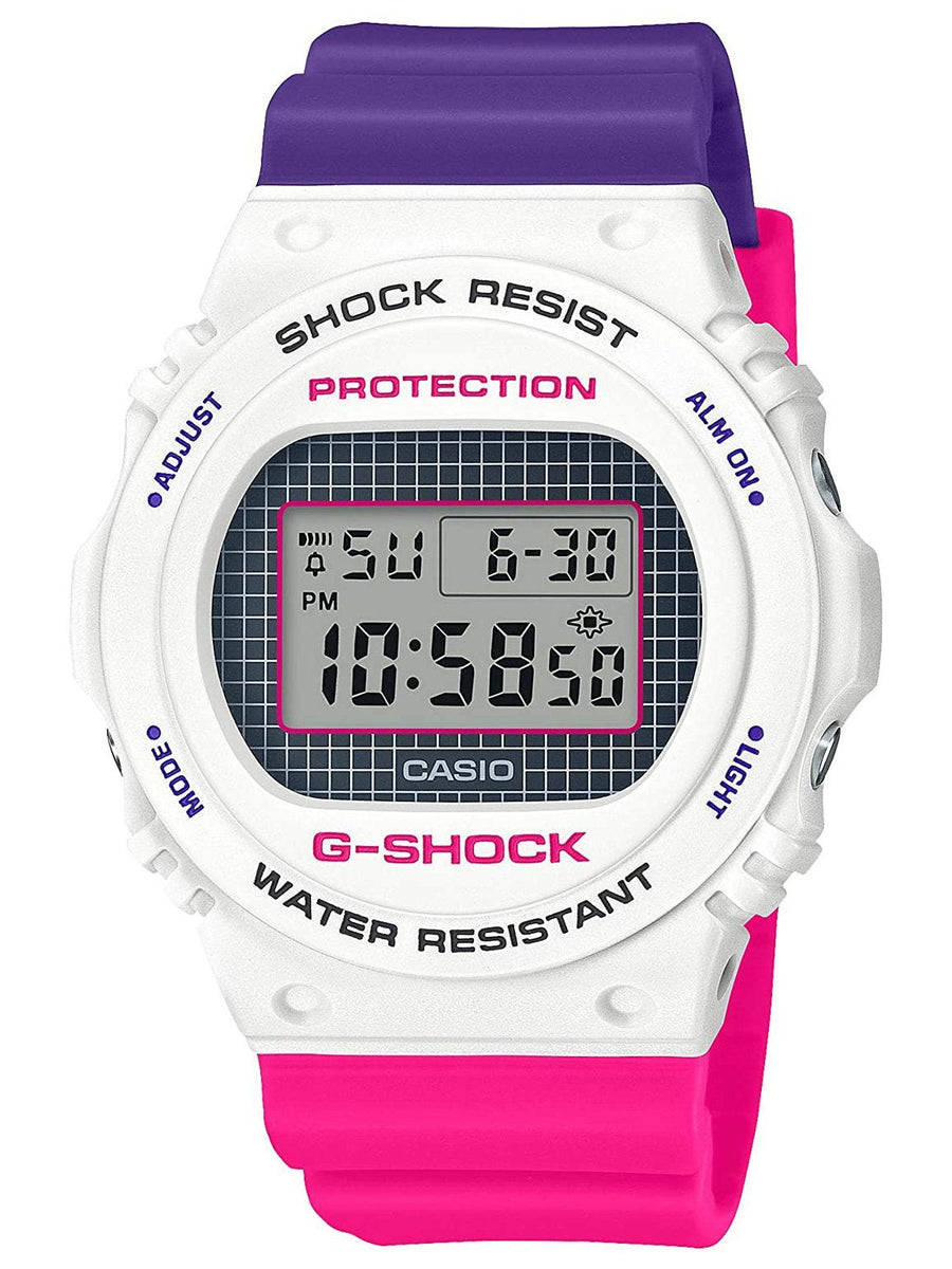 Casio G-Shock THROWBACK COLORS 90s Pink Purple Digital Watch