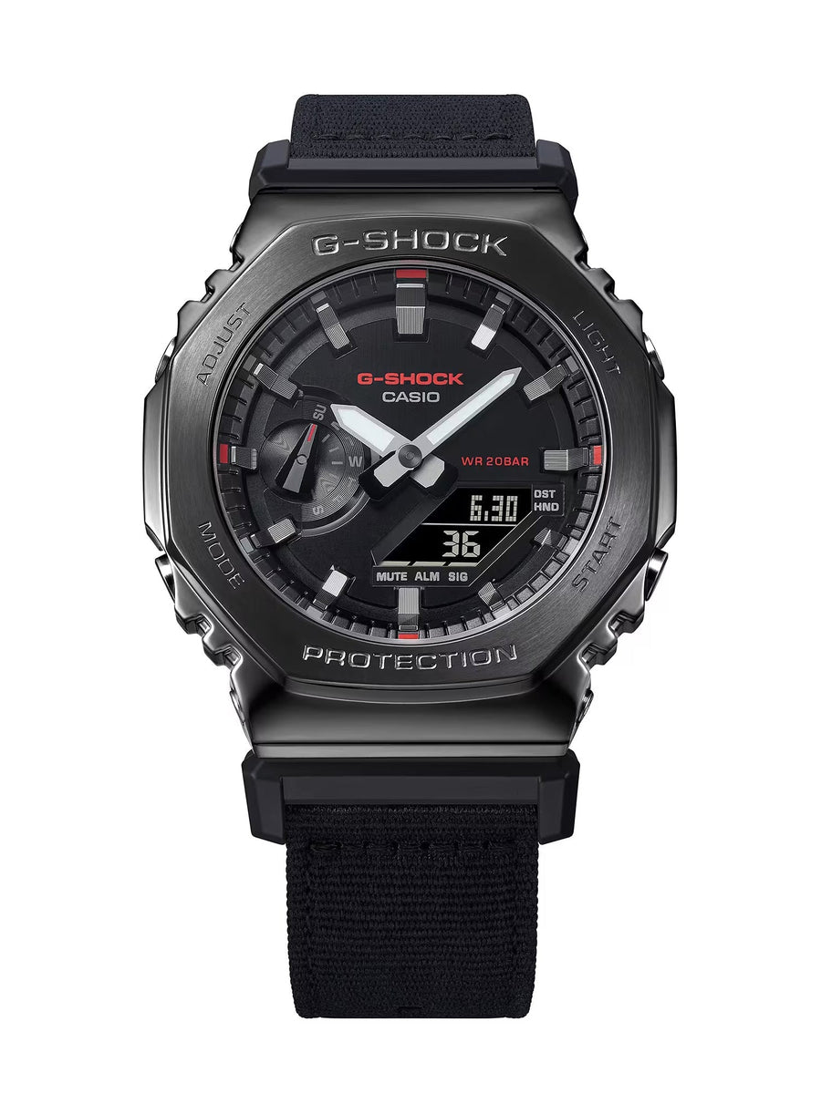 Casio G-Shock UTILITY METAL Mens All Black Analog-Digital Watch