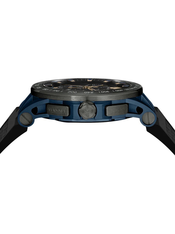腕時計その他 Versace Sport Tech Strap Watch Versace SPORT TECH Mens Chronograph BLACK Dial, Black