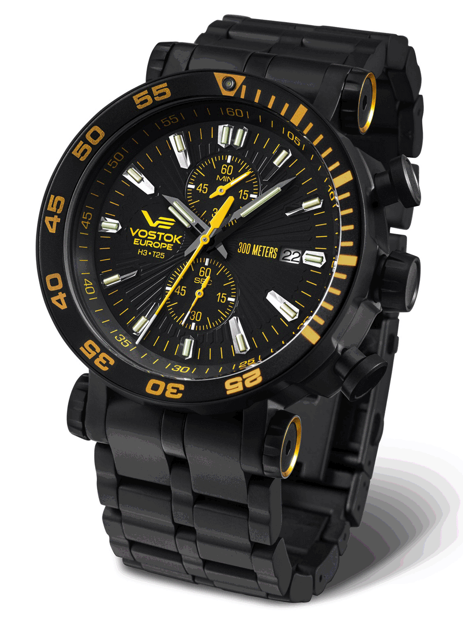 Vostok-Europe ENERGIA Men's Mecha-Quartz Chronograph