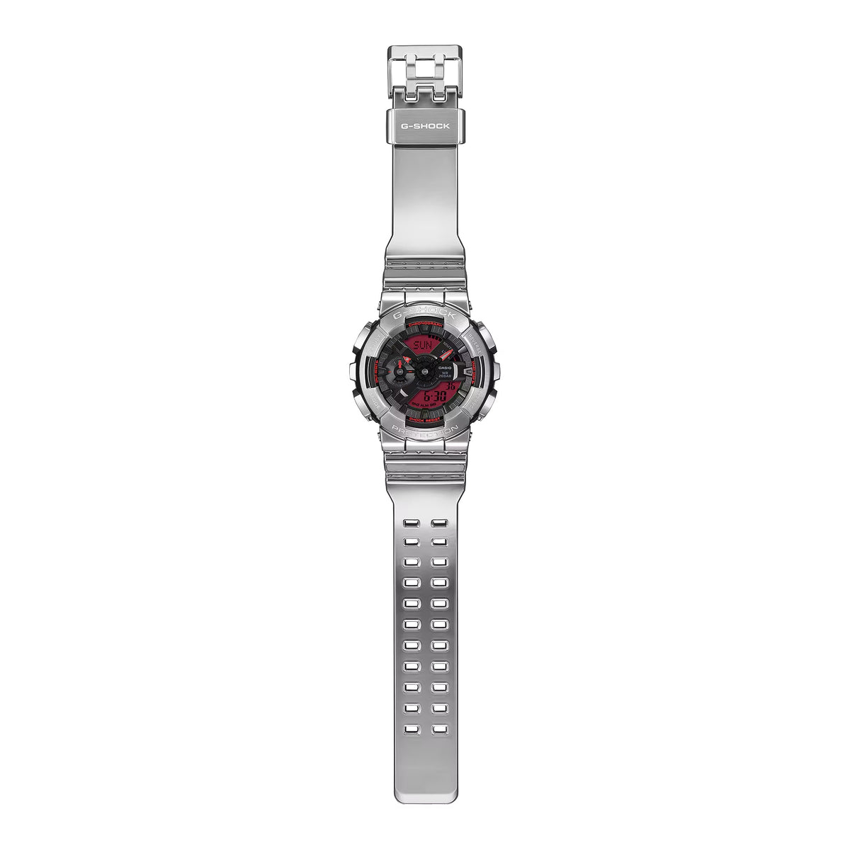Casio G-Shock FINE METALLIC Red Mens Ana-Digi Sports Watch