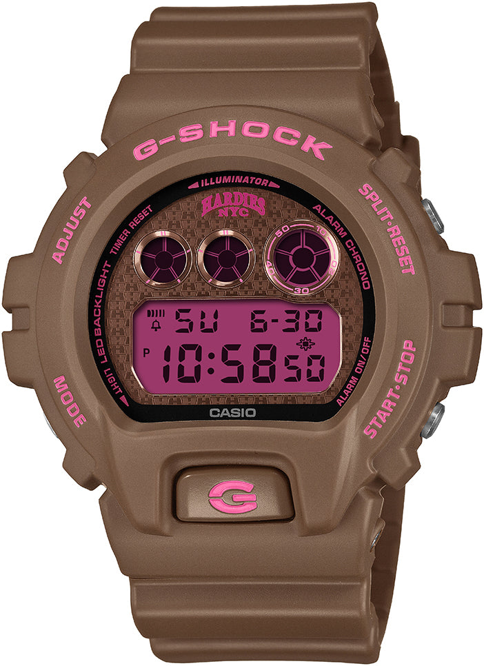 Casio G-SHOCK x HARDIES HARDWARE NYC Limited Edition Brown/Pink