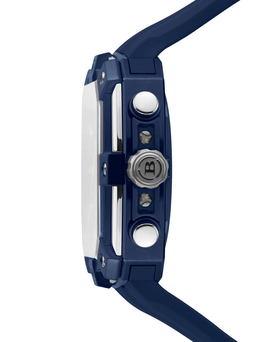 Brera Orologi SUPERSPORTIVO SQUARE Men's Swiss Made Blue 46mm