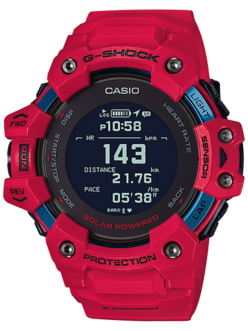 Casio G-SHOCK MOVE Limited Series All Red Mens HR Watch GBDH1000-4 - Shop at Altivo.com