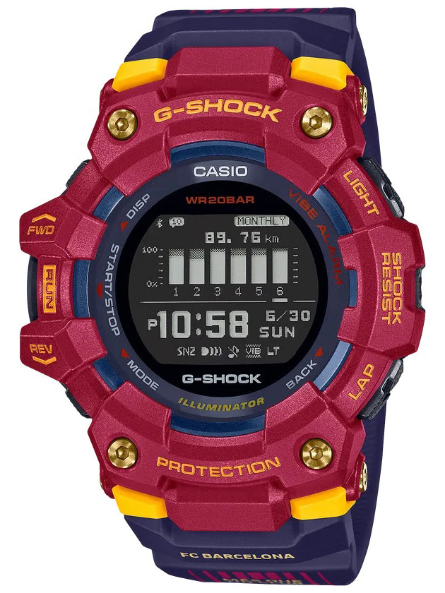 CASIO G-SHOCK　FCバルセロナ　コラボ　GBD-100 Casio G-Shock Limited Edition MATCHDAY FC Barcelona GBD100BAR-4
