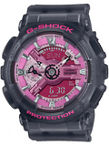 Casio G-Shock S-SERIES Womens Gray Semi-transparent case Watch GMAS110NP-8A - Shop at Altivo.com