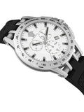 Versace SPORT TECH Mens Chronograph SILVER Dial, Black Silicon Strap - Watch VE3E00121 - Shop at Altivo.com