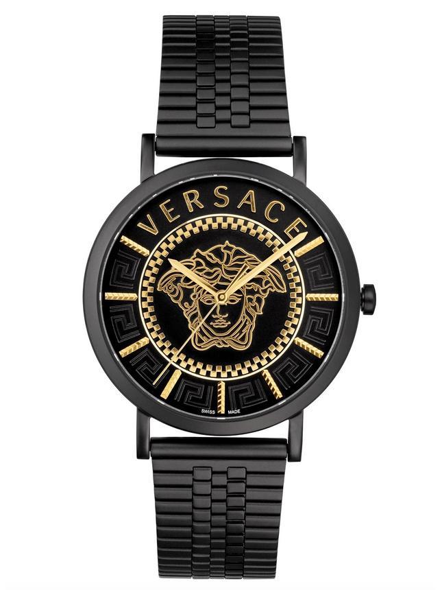 Versace V Essential - watch - Black / Black - VEJ400621 | Free