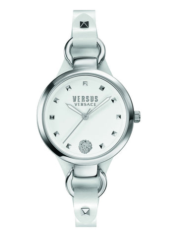 Versus Versace ROSLYN 34mm White Leather Womens Watch SOM010015 - Shop at Altivo.com