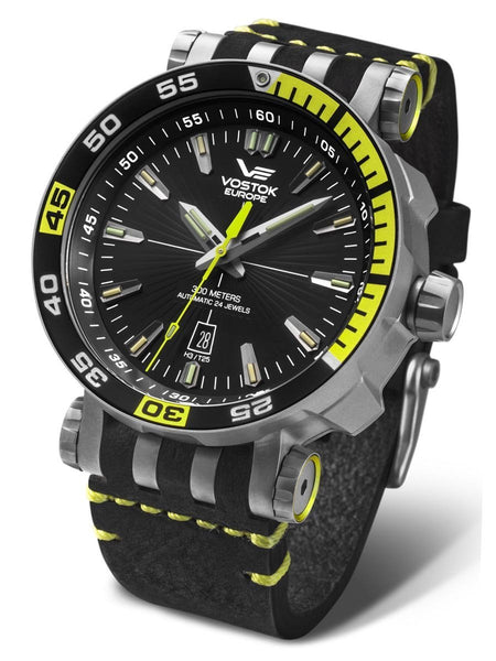Vostok-Europe ENERGIA 2 Men's Titanium Black Diver Watch NH35A/575H283 - Shop at Altivo.com