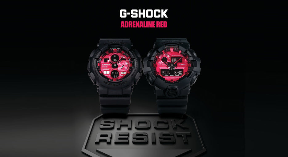 Casio G-Shock Introduces The Impressive ADRENALIN RED Series Of Mens Watches