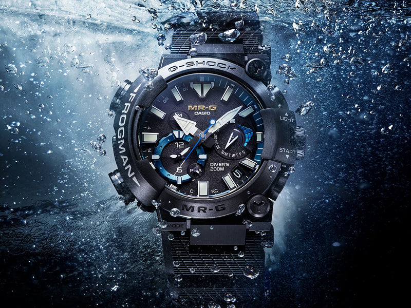 G-Shock MR-G Frogman MRG-BF1000R-1A: Luxury Diving Watch Made Of High-Quality Titanium & Sapphire