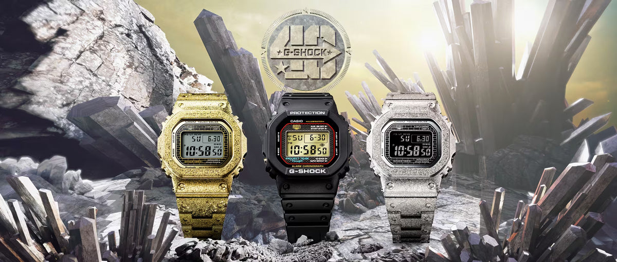 Casio G-Shock RECRYSTALLIZED 40th Anniversary Series Watches