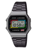 CASIO x UNO™ Collaboration Vintage Series Black Digital Watch A168WEUC-1A - Shop at Altivo.com