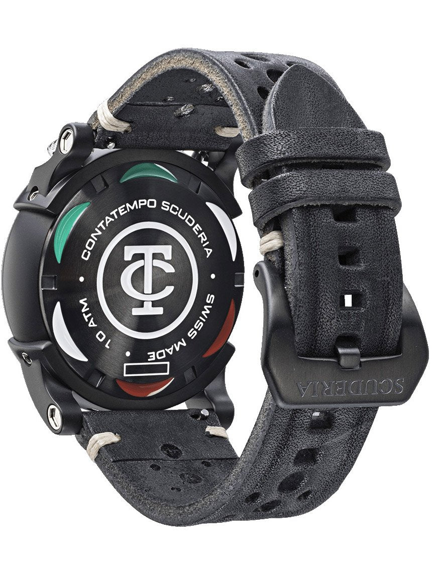 CT Scuderia BULLET HEAD CHEQUERED FLAG Black Swiss Made Mens Watch ...