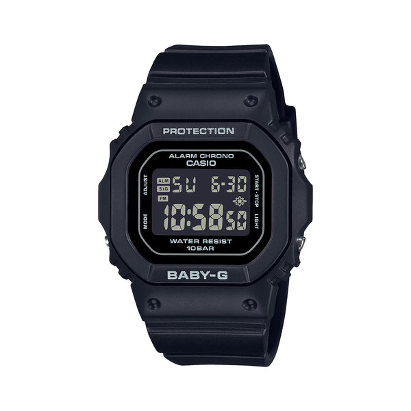 Casio Baby-G All Black Alarm Timer Shock Resistant Digital Womens Watch BGD565U-1 - Shop at Altivo.com