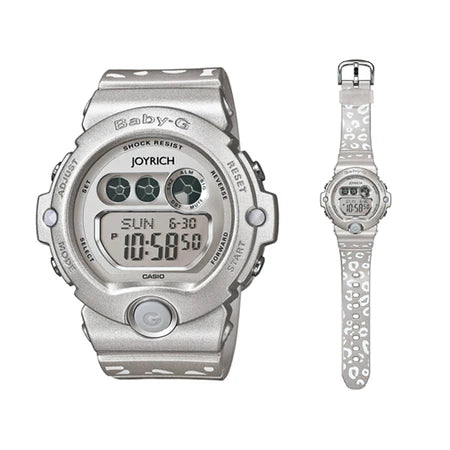 Casio Baby-G x Joyrich Limited Edition Silver Leopard Womens Watch BG6901JR-8 (RARE) - Shop at Altivo.com