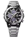 Casio EDIFICE SOSPENSIONE Steel Carbon Solar Chrono Mens Watch EQS960D-1AV - Shop at Altivo.com