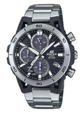 Casio EDIFICE SOSPENSIONE Steel Carbon Solar Chrono Mens Watch EQS960D-1AV - Shop at Altivo.com