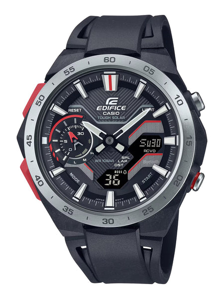 Casio EDIFICE WINDFLOW Men's Tough Solar Bluetooth Watch ECB-2200P-1A - Shop at Altivo.com