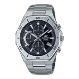 Casio Edifice EFB680D-1A Black/Silver Chronograph Analog Mens Watch - Shop at Altivo.com