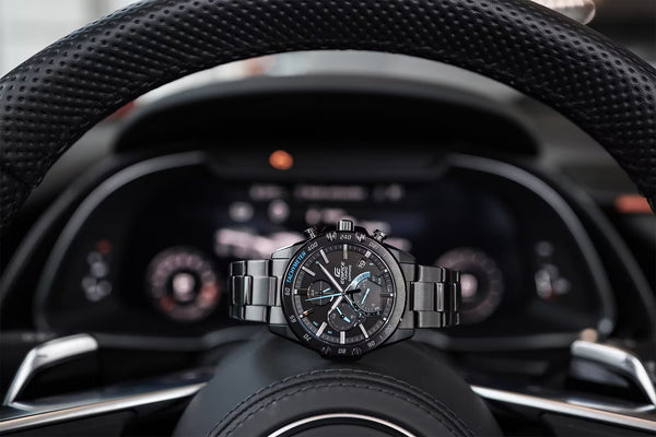 Casio Edifice EQB1000XDC-1A Slim Solar Powered Bluetooth® Mens Chronograph Watch - Shop at Altivo.com