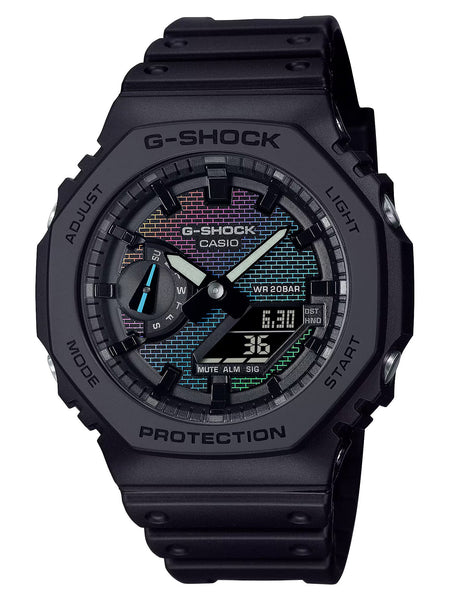 Casio G-SHOCK Ana/Digi RAINBOW BRICK Mens Watch GA2100RW-1A - Shop at Altivo.com