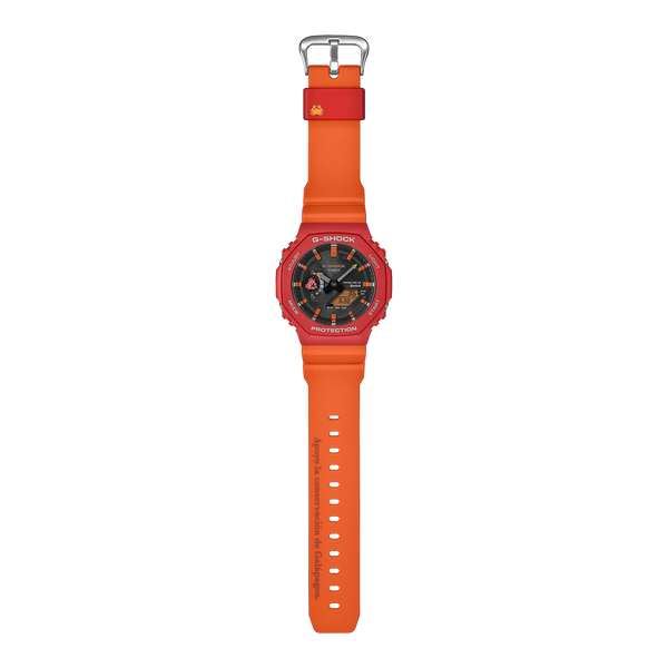 Casio G-SHOCK x CHARLES DARWIN FOUNDATION GAB2100DF-4A Red/Orange Watch - Shop at Altivo.com