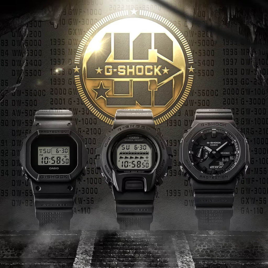 Casio G-Shock 40th Anniversary Limited Edition Series - Black Mens Wat –  Altivo