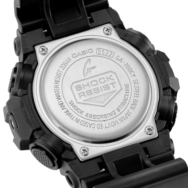 Casio G-Shock CAUTION YELLOW GA700CY-1A World Time Alarm Ana-Digi Mens Watch - Shop at Altivo.com