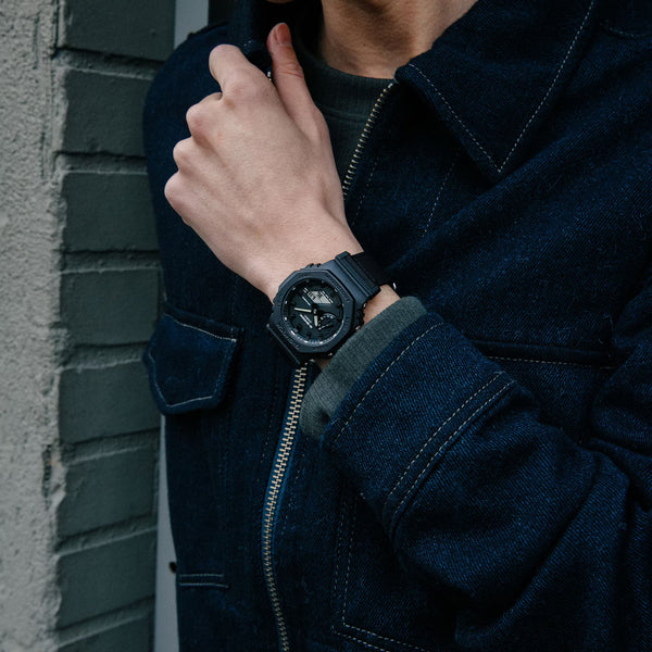 Casio G-Shock CORDURA STREET SMART All Black Ana-Digi Mens Watch GA2100BCE-1A - Shop at Altivo.com
