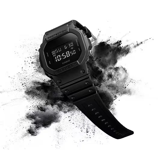 Casio G-Shock DW5600BB-1A All Black Digital Mens Watch - Shop at Altivo.com