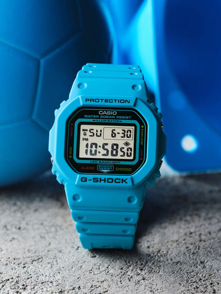 Casio G-Shock ENERGY PACK Summer Blue 200M Digital Alarm Sports Watch DW5600EP-2 - Shop at Altivo.com