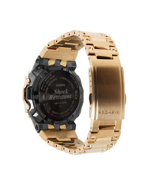 Casio G-Shock FULL METAL 5000 All Gold Steel Bluetooth GMWBZ5000GD-9 Mens Digital Watch - Shop at Altivo.com