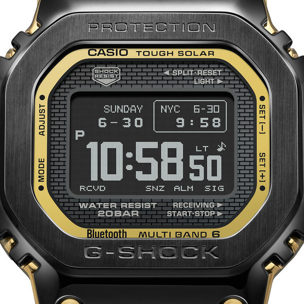 Casio G-Shock FULL METAL 5000 Gold Steel Bluetooth GMWBZ5000BD-1 Mens Digital Watch - Shop at Altivo.com