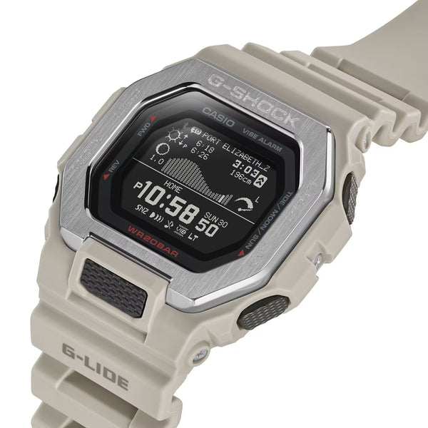 Casio G-Shock G-LIDE Digital Mens Gray Surfing Watch GBX100-8 - Shop at Altivo.com