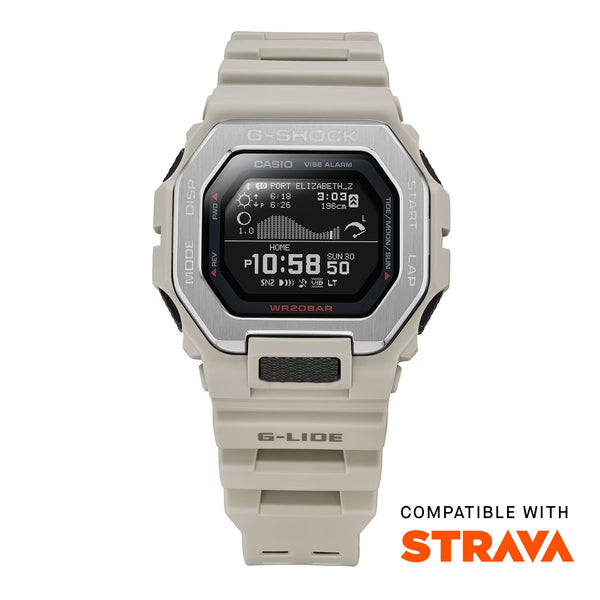 Casio G-Shock G-LIDE Digital Mens Gray Surfing Watch GBX100-8 - Shop at Altivo.com