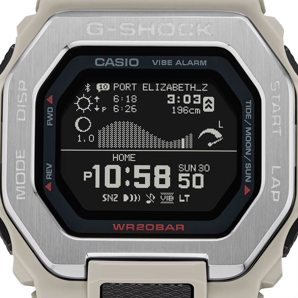 Casio G-Shock G-LIDE Digital Mens Gray Surfing Watch GBX100-8 - Shop at Altivo.com