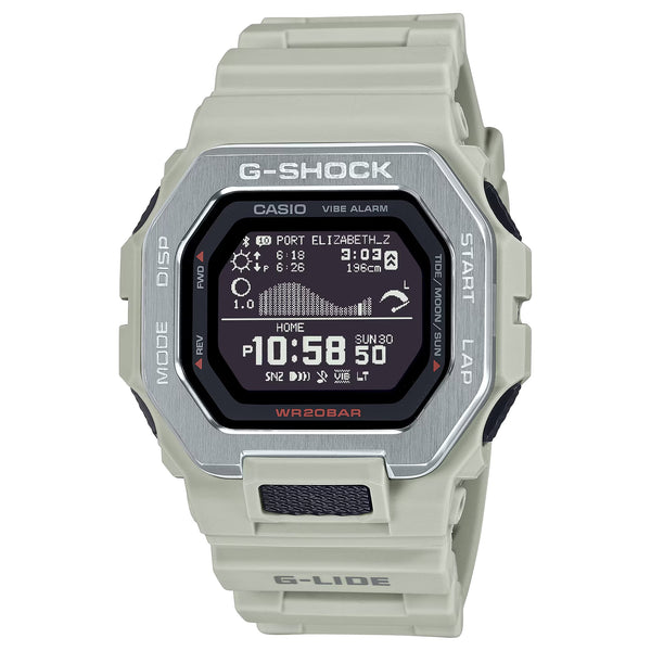 Casio G-Shock G-LIDE Digital Mens Gray Surfing Watch GBX100-8 - Shop at Altivo.com