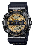 Casio G-Shock G-STEEL x NEW ERA Ion-Plated Black/Gold Mens Watch GM110NE-1A - Shop at Altivo.com