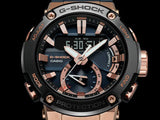 Casio G-Shock G-Steel GSTB200G-2A Blue/Rose Gold Solar Bluetooth Watch - Shop at Altivo.com