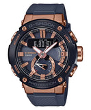 Casio G-Shock G-Steel GSTB200G-2A Blue/Rose Gold Solar Bluetooth Watch - Shop at Altivo.com