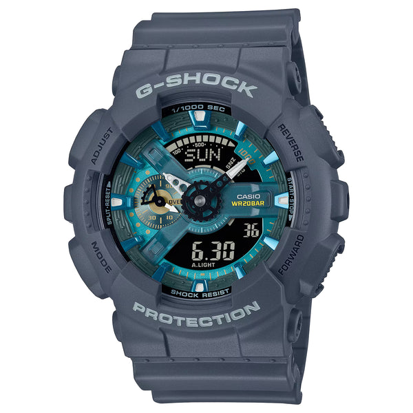 Casio G-Shock GA110AS-2A Oasis Blue Ana-Digi Mens Watch - Shop at Altivo.com